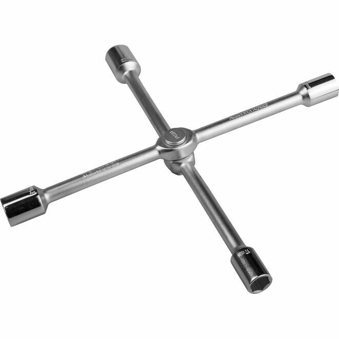 Ключ-крест баллонный складной KRAFTOOL 17-19-21-22 мм хромированный