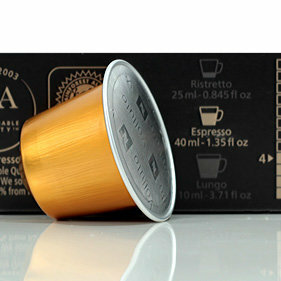 Оригинальные капсулы кофе Nespresso Volluto эспрессо, интенсивность 4, 1уп 10капсул