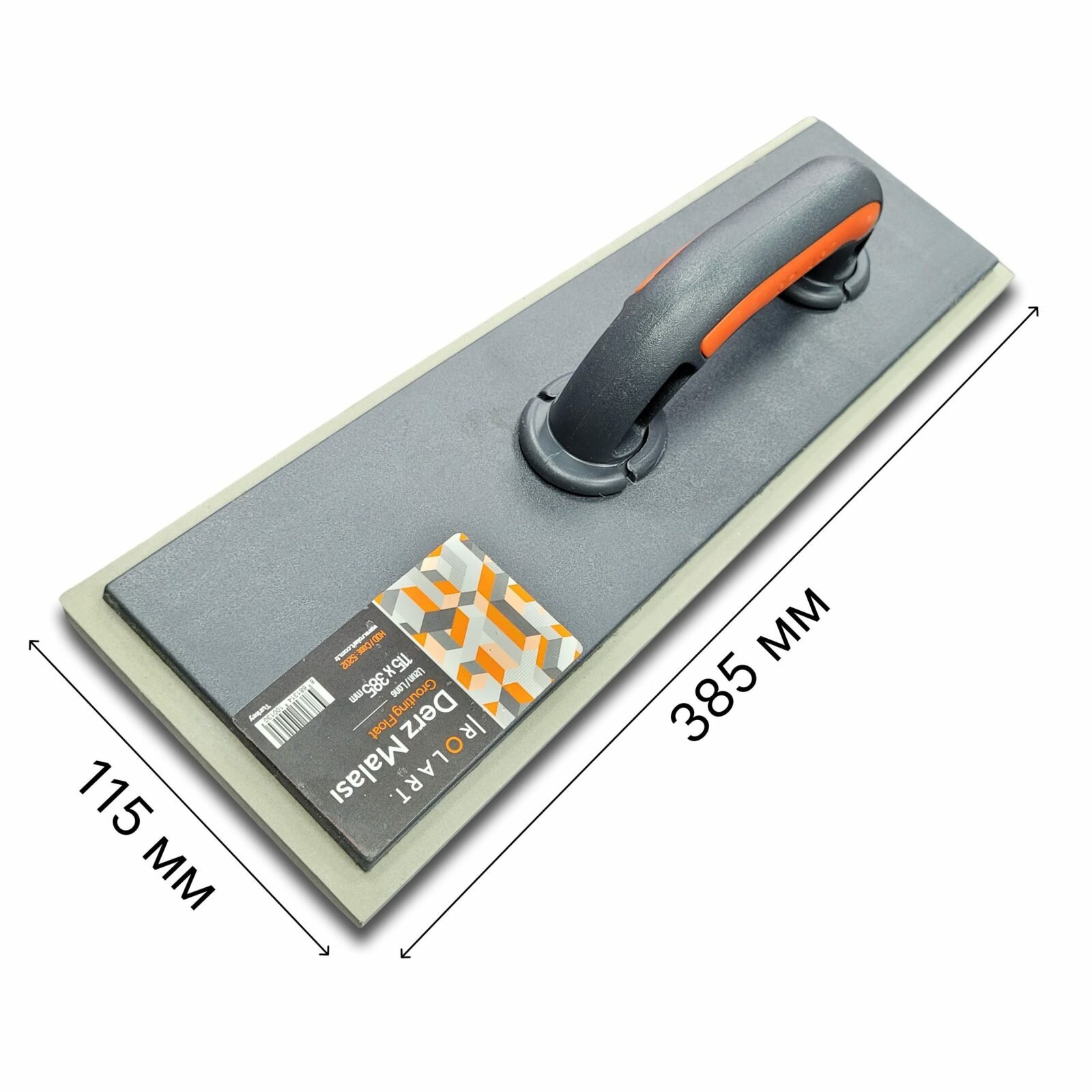 фото Шпатель Терка с резиновым покрытием Rolart 115 х 385 мм