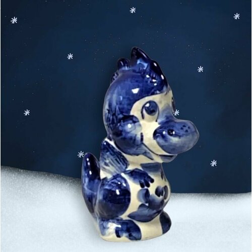 Дракон символ 2024 года Гжель