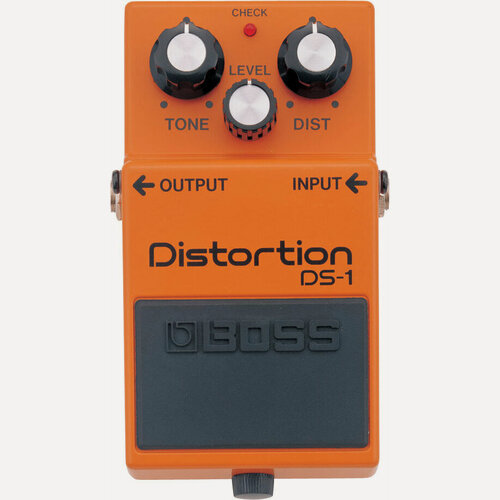 Изображение товара BOSS DS-1 педаль гитарная Distortion, портативная, питание от батареек, цвет оранжевый