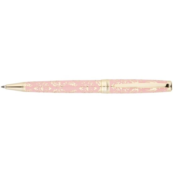 Ручка шариковая Pierre Cardin Renaissance. Цвет - розовый и золотистый. Упаковка В-2.