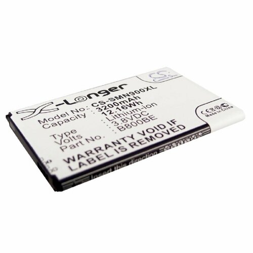 Аккумулятор CS-SMN900XL (B800BC) для Samsung Note 3 N9000 3.8V / 3200mAh / 12.16Wh аккумулятор ibatt ib u2 m579 3200mah для samsung sm n9005 galaxy note 3 lte sm n9000 galaxy note 3 sm n9006 galaxy note 3