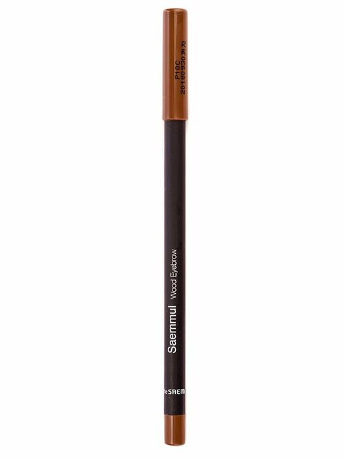 Карандаш для глаз и бровей 01, 0.2 гр, Saemmul wood eyebrow 01 brown, THE SAEM