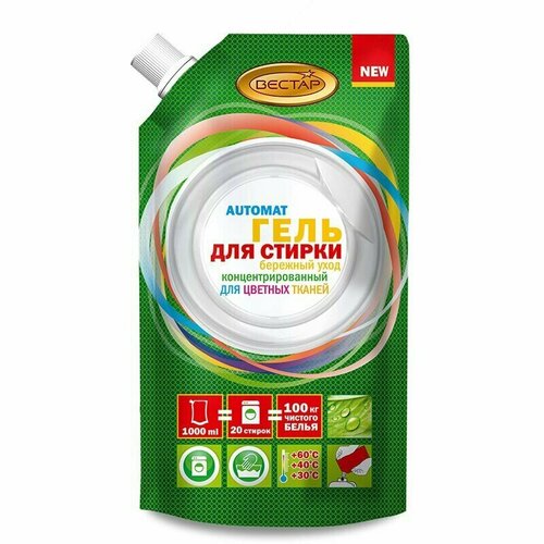 Вестар Гель для стирки цветных вещей 1000мл 656₽