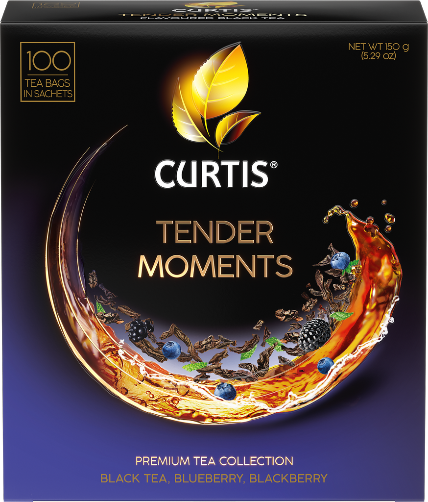 Чай черный CURTIS Tender Moments, 100саш