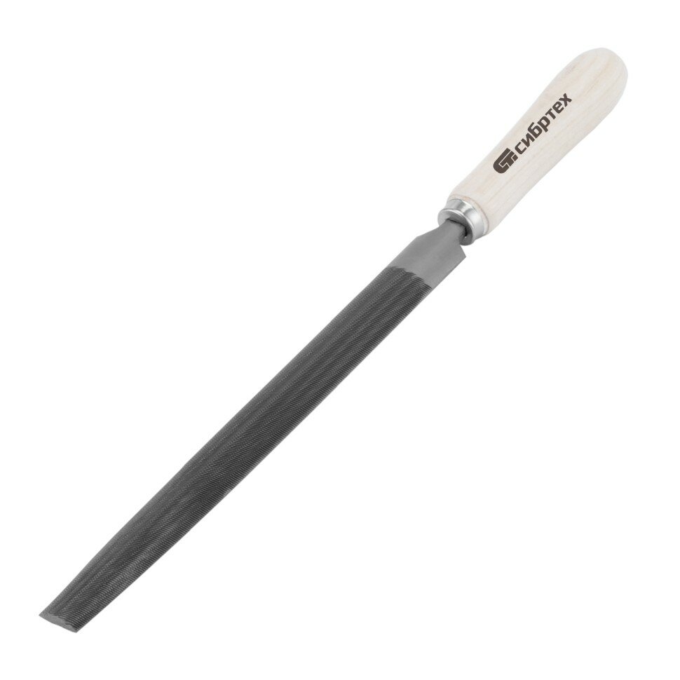 СИБРТЕХ Напильник полукруглый, 250 мм, деревянная ручка Сибртех, ( 16329 )
