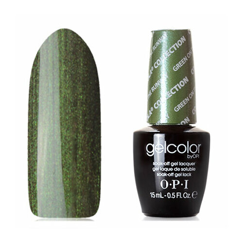 OPI GELCOLOR Гель лак Green On The Runway C18 opi гель лак classics gelcolor 15 мл romeo