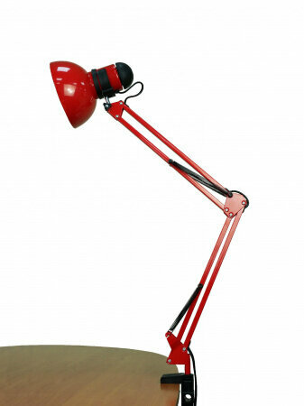 SIMEI Лампа настольная для идеальных бликов (трансформер) красная