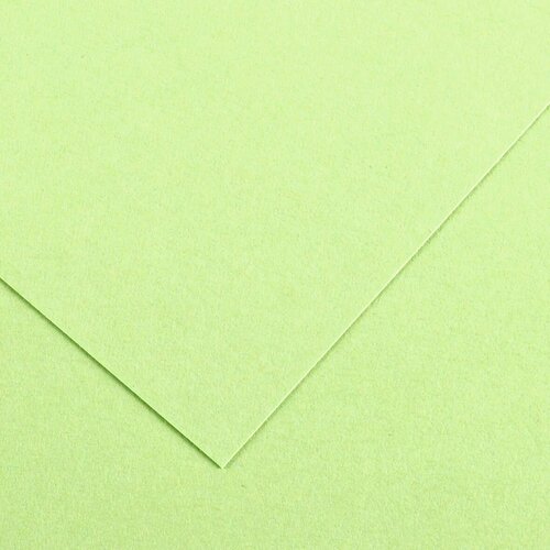 Бумага цветная 50*65 10 листов Colorline 300гр/м2 Зеленый Лайм, Кансон Canson