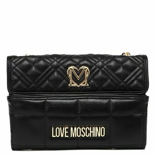 love metallic drawstring bag Сумка LOVE MOSCHINO, черный