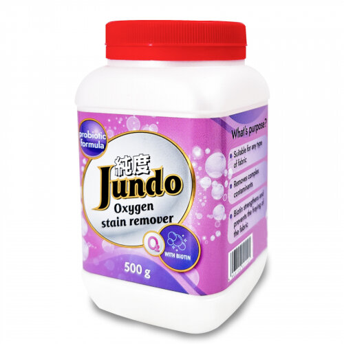 Пятновыводитель Jundo ECO OXY ULTRA кислородный с биотином, 500 г