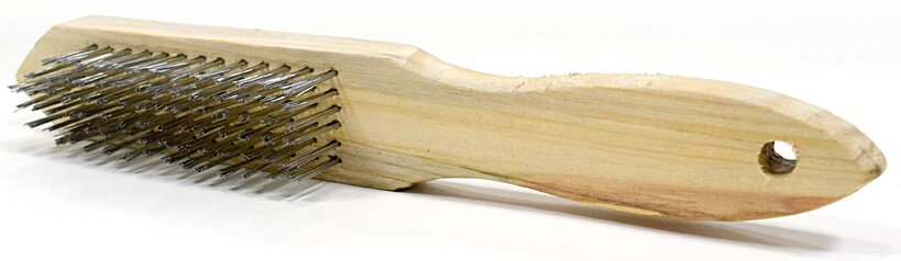 Щетка проволочная HOMEPROFFE 6 рядов, стальная с деревянной ручкой