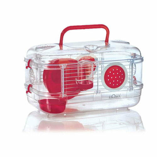 Zolux Клетка для грызунов RODY 3 MINI цвет рубиново-красный 5825₽