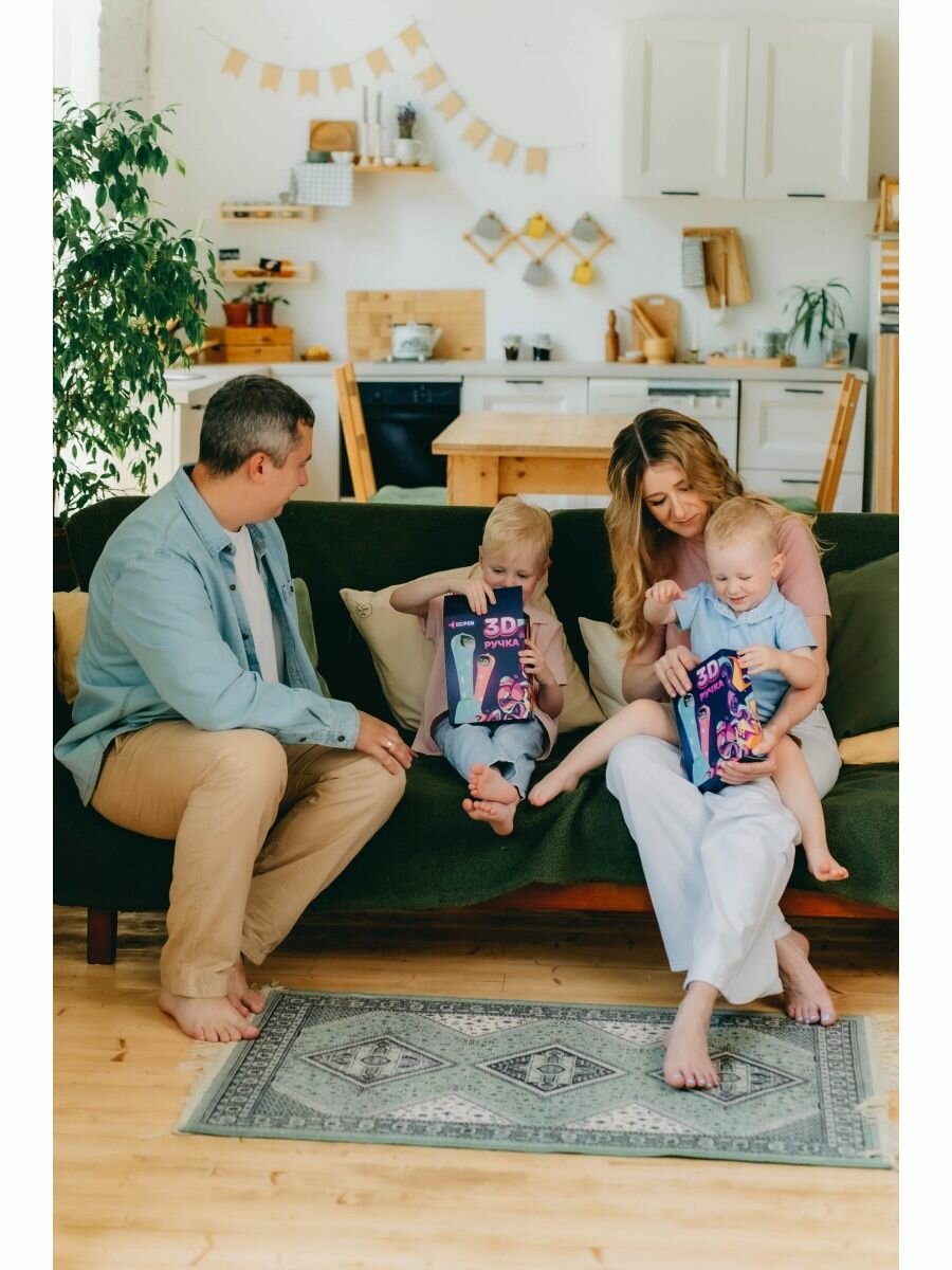 Картинки 3D-ручки Happy Magic PEN розовый