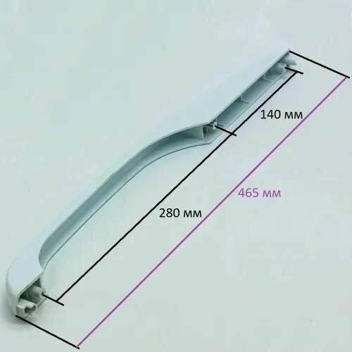 Ручка духового шкафа к газовой и электроплите Лысьва, 465 мм (запчасть к двери Лысьва) оригинальный уплотнитель dg97 00019e двери духовки samsung 465 х 365 мм