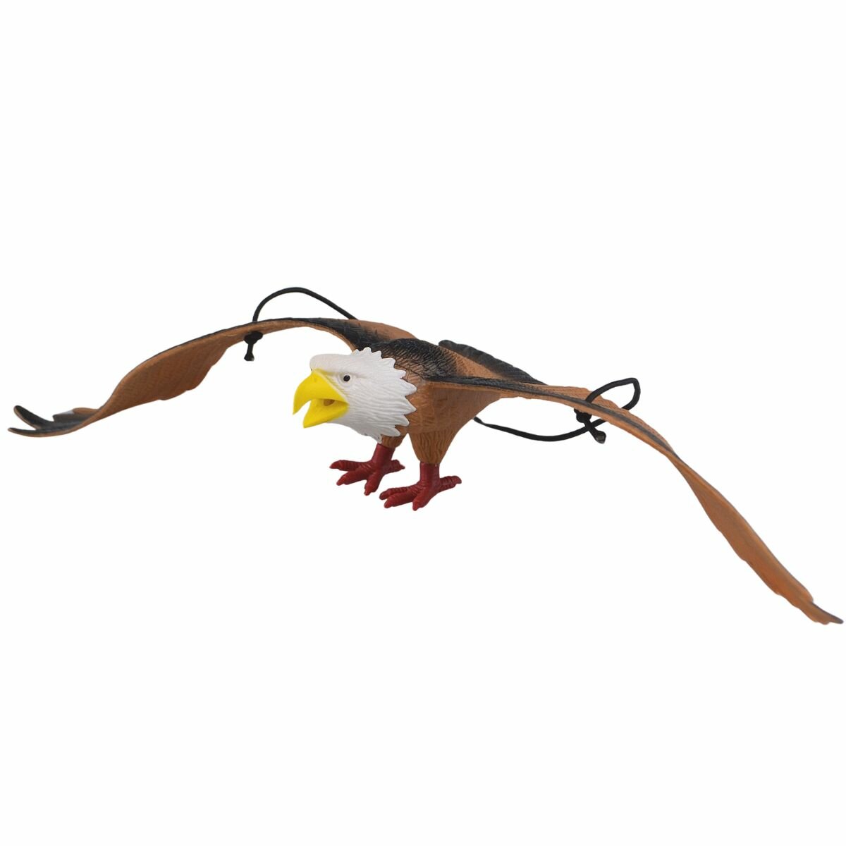 Птица пищалка, резиновая игрушка на веревке - фотография № 1