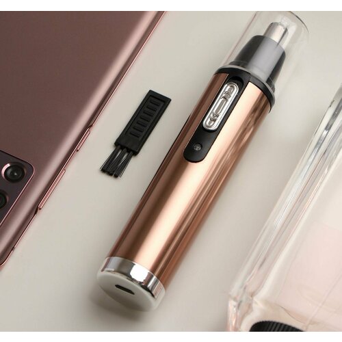 Триммер для волос Luazon LTRI-02 для носаушей АКБ золотистый 87100₽