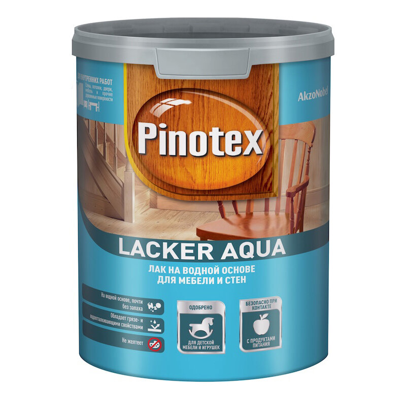 Лак Pinotex Lacker Aqua 10 мат на водной основе 1 л