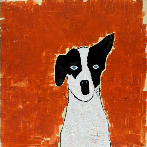 DARIA GEILER Картина для интерьера Дарьи Гейлер Любимый пес 100х100 см 18990₽