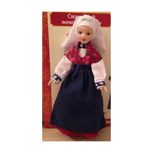 Кукла коллекционная в словенском женском костюме