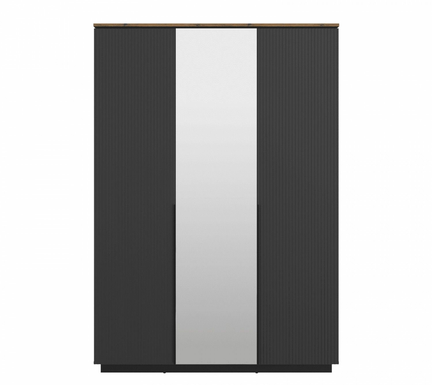 фото Шкаф Black Red White Сан Джиминьяно SZF3D (Антрацитовый/Дуб нокс)