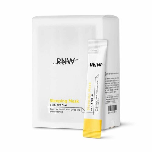 RNW Набор ночных масок для лица Der. Special Sleeping Mask (21 шт) набор ночных успокаивающих масок medb matcha latte sleeping pack 10 шт