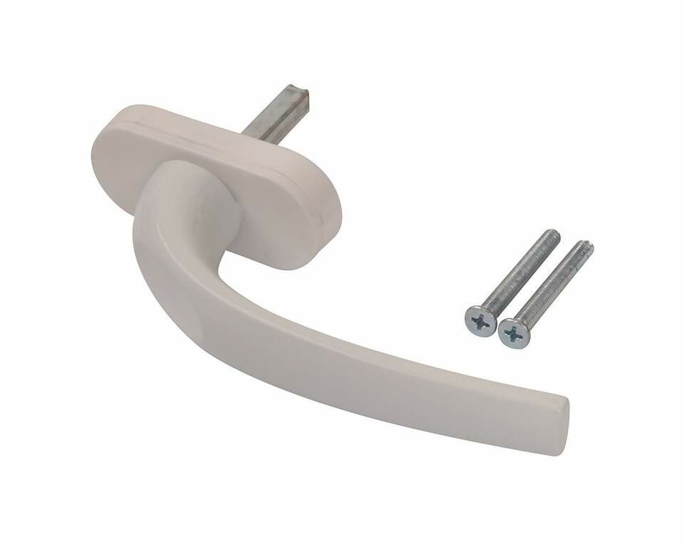 фото Ручка оконная алюминиевая IKON штифт 37 мм, 2 винта, RAL9016