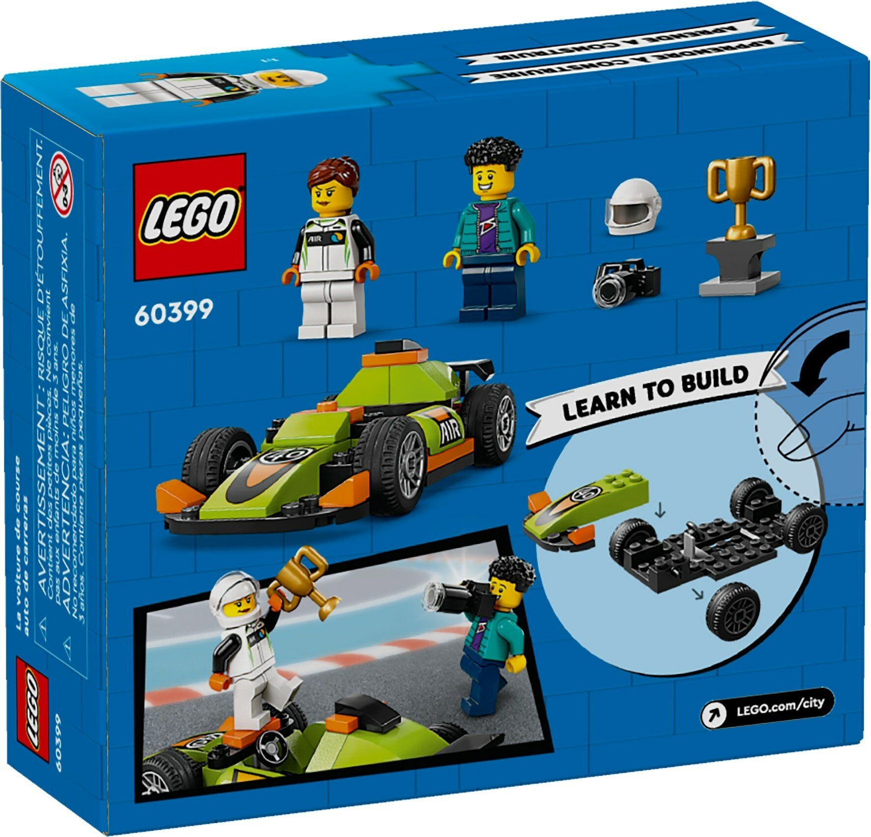 Конструктор Lego ® City 60399 Зеленый гоночный автомобиль