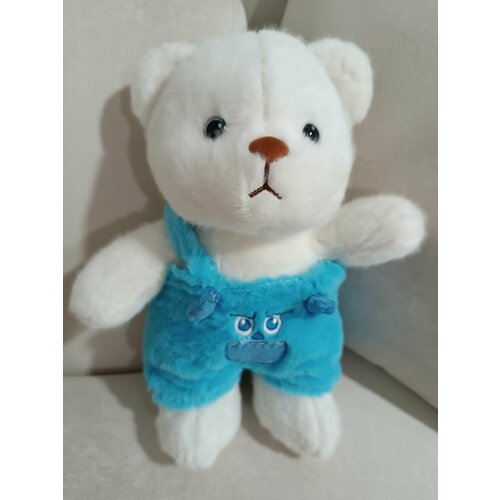 Мишка в комбинезоне мягкая игрушка 30см.