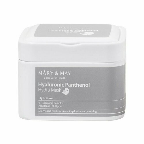 Набор тканевых масок c пантенолом | Mary&May Hyaluronic Panthenol Hydra Mask 30ea