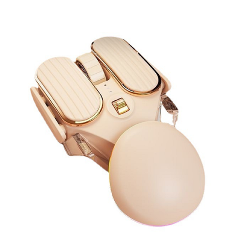 Мышь беспроводная EWEADN Q3 перезаряжаемая кремовая 295700₽