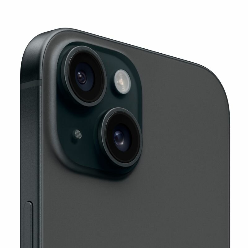 Смартфон Apple iPhone 15 256 ГБ, Dual: nano SIM + eSIM, черный — фото 1