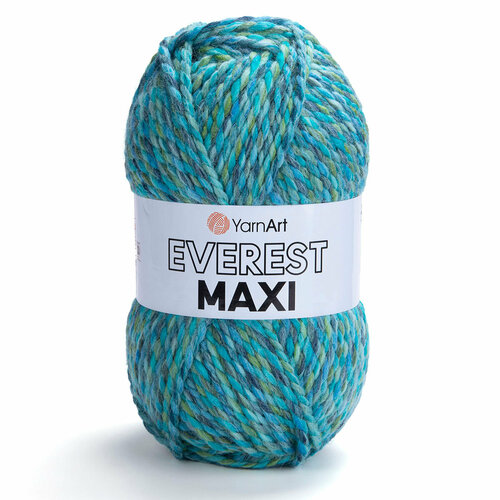 пряжа для вязания yarnart everest maxi 200гр 134м 30% шерсть 70% акрил 8028 меланж 3 мотка Пряжа для вязания YarnArt 'Everest Maxi' 200гр 134м (30% шерсть, 70% акрил) (8025 меланж), 3 мотка