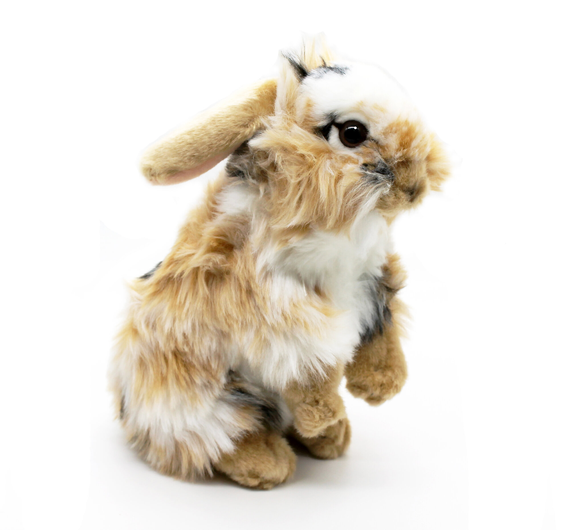 Игрушка мягконабивная LEOSCO Кролик трехцветный сидящий 22 см