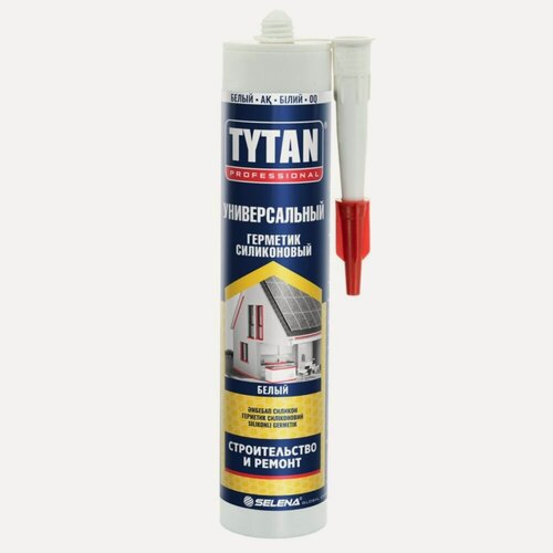 Изображение товара Tytan Professional Герметик силиконовый универсальный, белый, 280 мл.