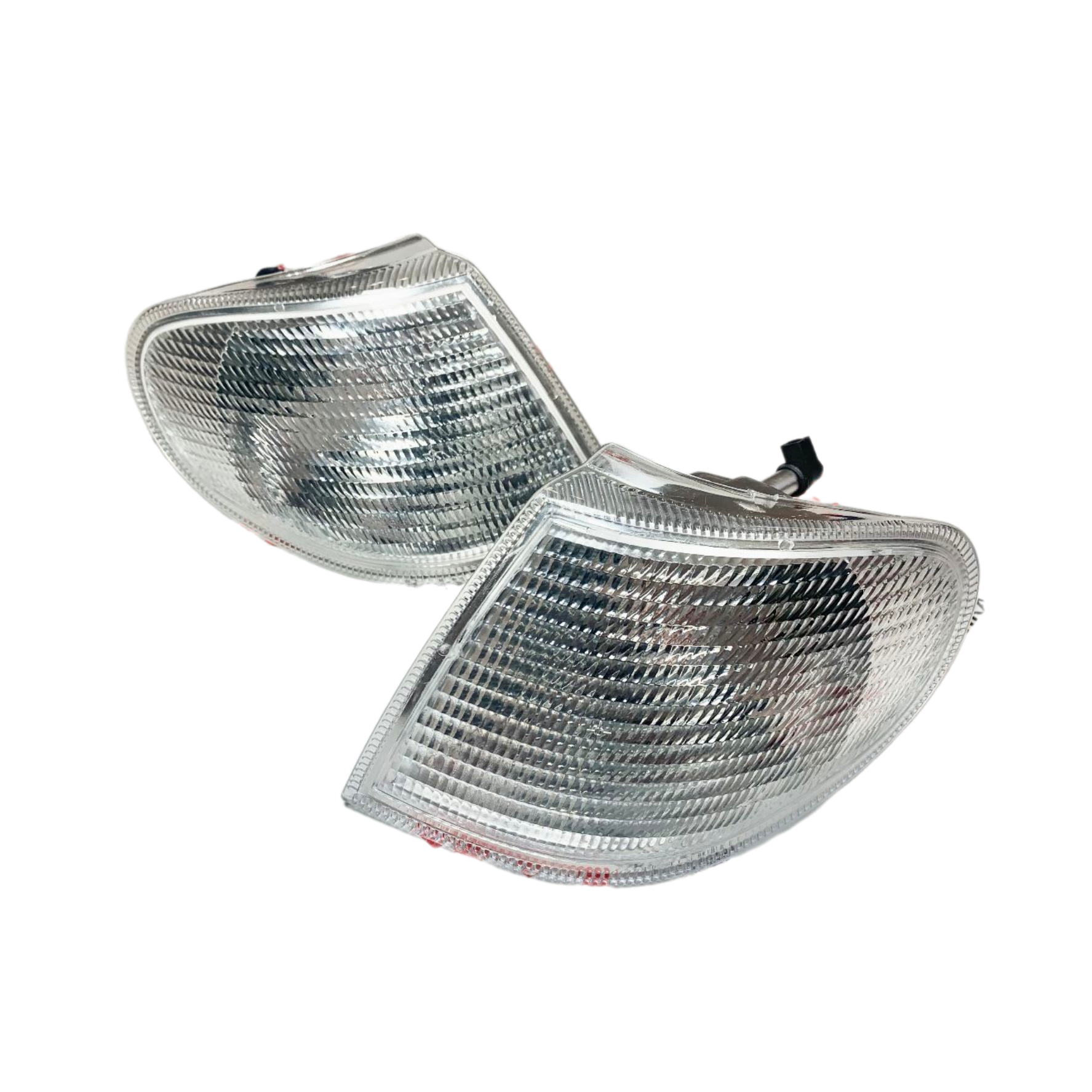 фото Указатели поворота 2113, 2114, 2115 белые под фару Бош комплект