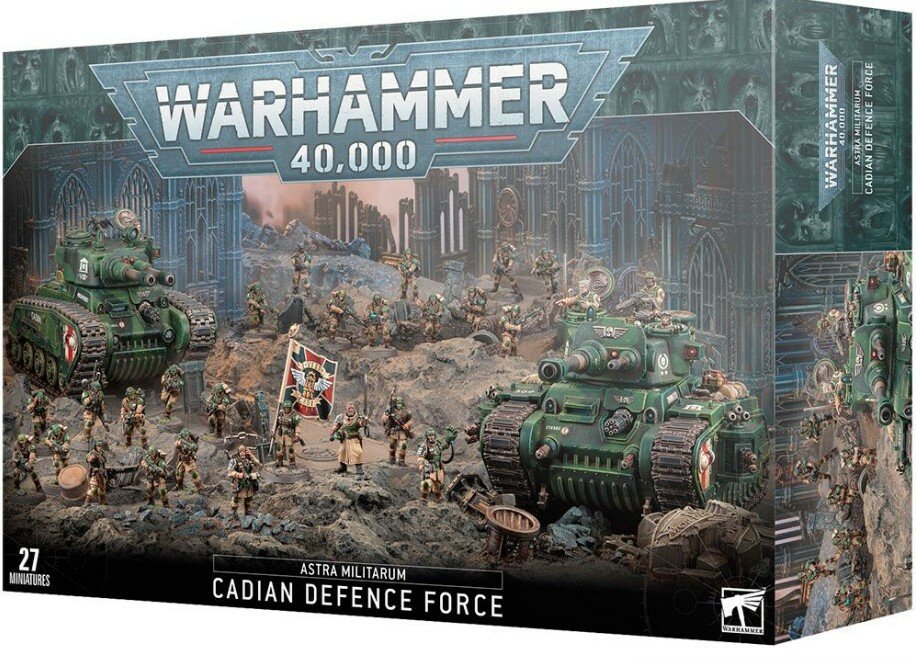 Миниатюры для настольной игры Games Workshop Warhammer 40000: Astra Militarum - Cadian Defense Force 47-42