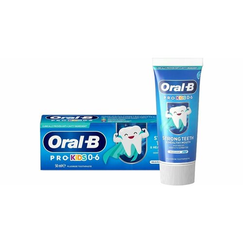зубная паста vitis kids от 2 до 6 лет Детская фторосодержащая (1000 ppm) зубная паста Oral-B Pro Kids от 0 -6 лет 50 мл (из Финляндии)