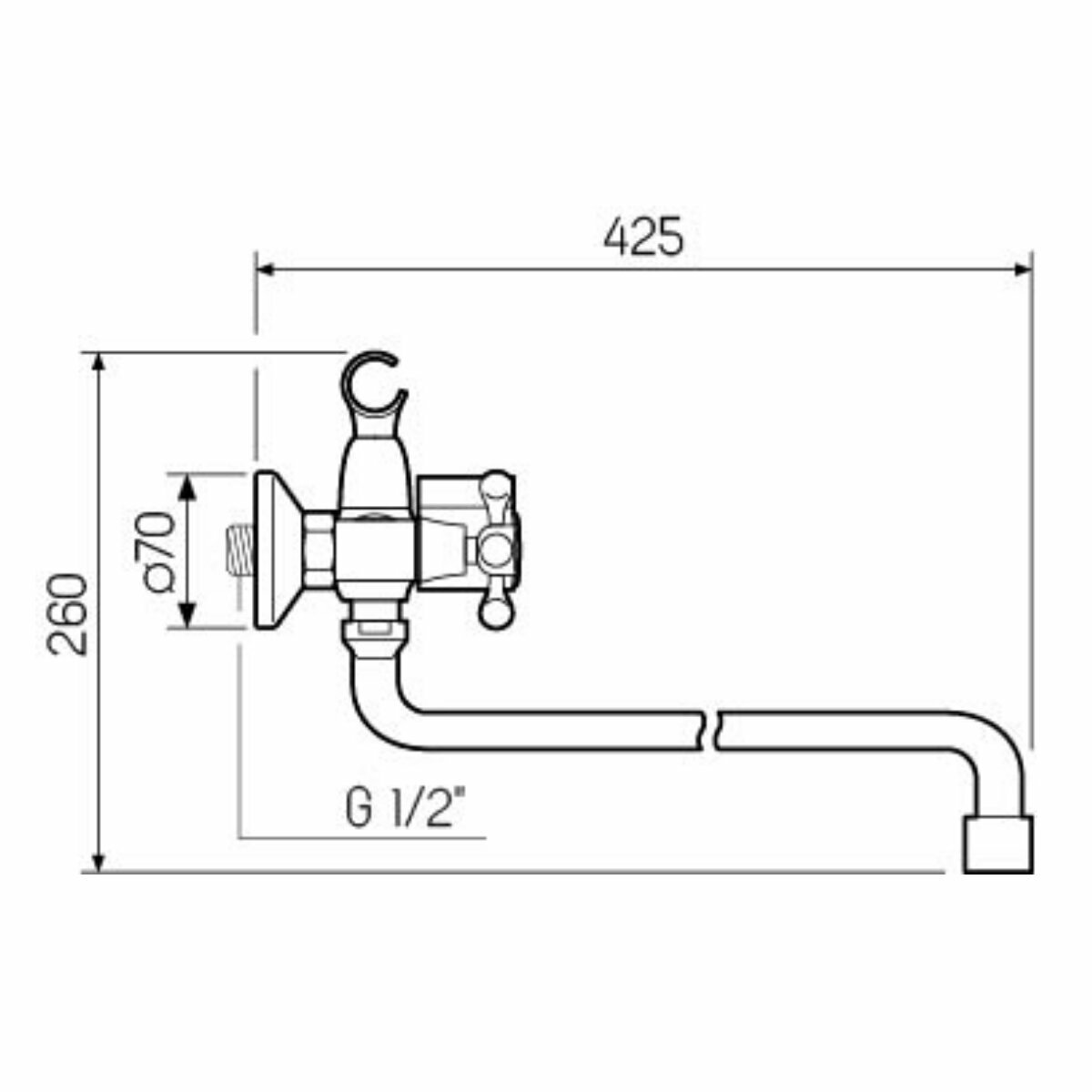 SL71-140 Смеситель для ванны