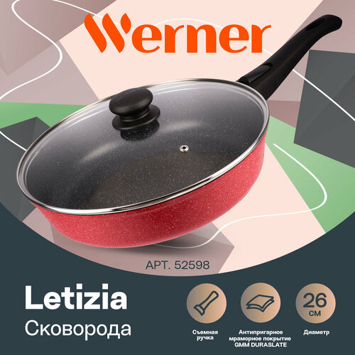 Сковорода из литого алюминия Werner Letizia 52598 26 см