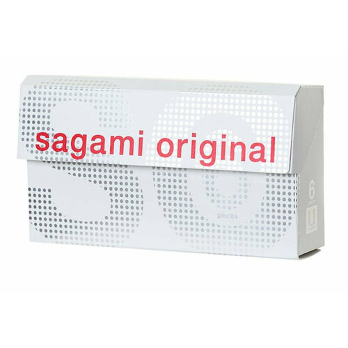 Ультратонкие презервативы Sagami Original 0.02 - 6 шт. (прозрачный)