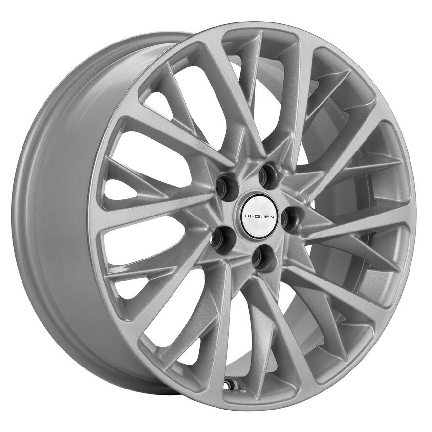 Диск 18 Khomen KHW1804 ZV Chery Tiggo 8/ 8 Pro 7.5*18 5*108 ET47 D60.1 F-SILVER