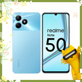 Смартфон realme Note 50 3/64 ГБ RMX3834, Небесный голубой