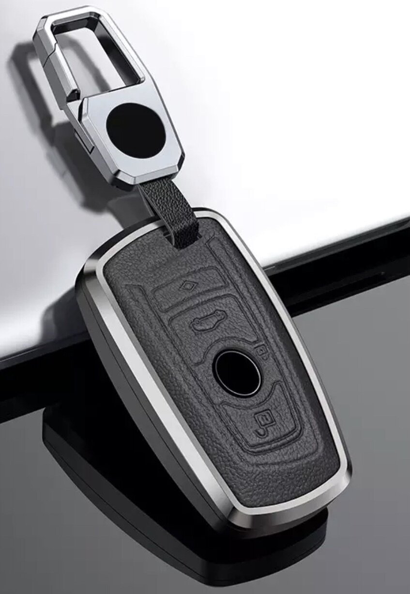 Чехол для ключа автомобиля BMW / БМВ F серии металл black