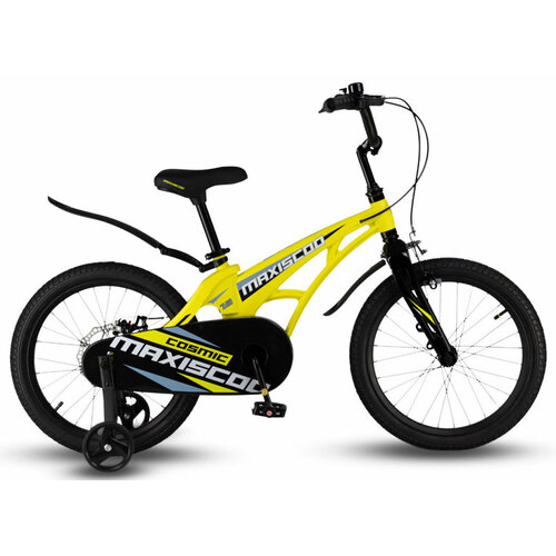 Детский велосипед Maxiscoo Cosmic Standart 18 (2024) 18 Желтый (115-130 см)
