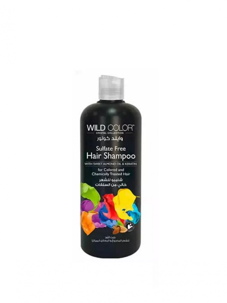 Wildcolor Безсульфатный шампунь с маслом миндаля для окрашенных и поврежденных волос Sulfree Free, 500 мл (Wildcolor, ) - фото №1