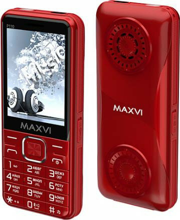 Телефон мобильный (MAXVI Р110 Red)