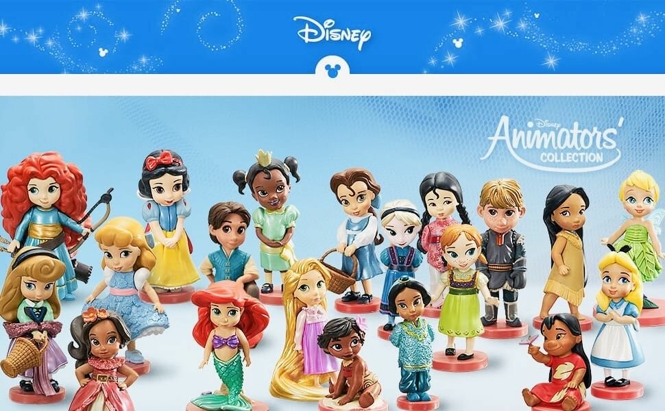 Игровой набор фигурок Disney Принцесс Mega от Коллекции Аниматоров