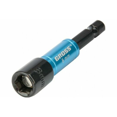 Бита с торцевой головкой магнит Nut-Driver 8 мм S2 Gross 1031₽